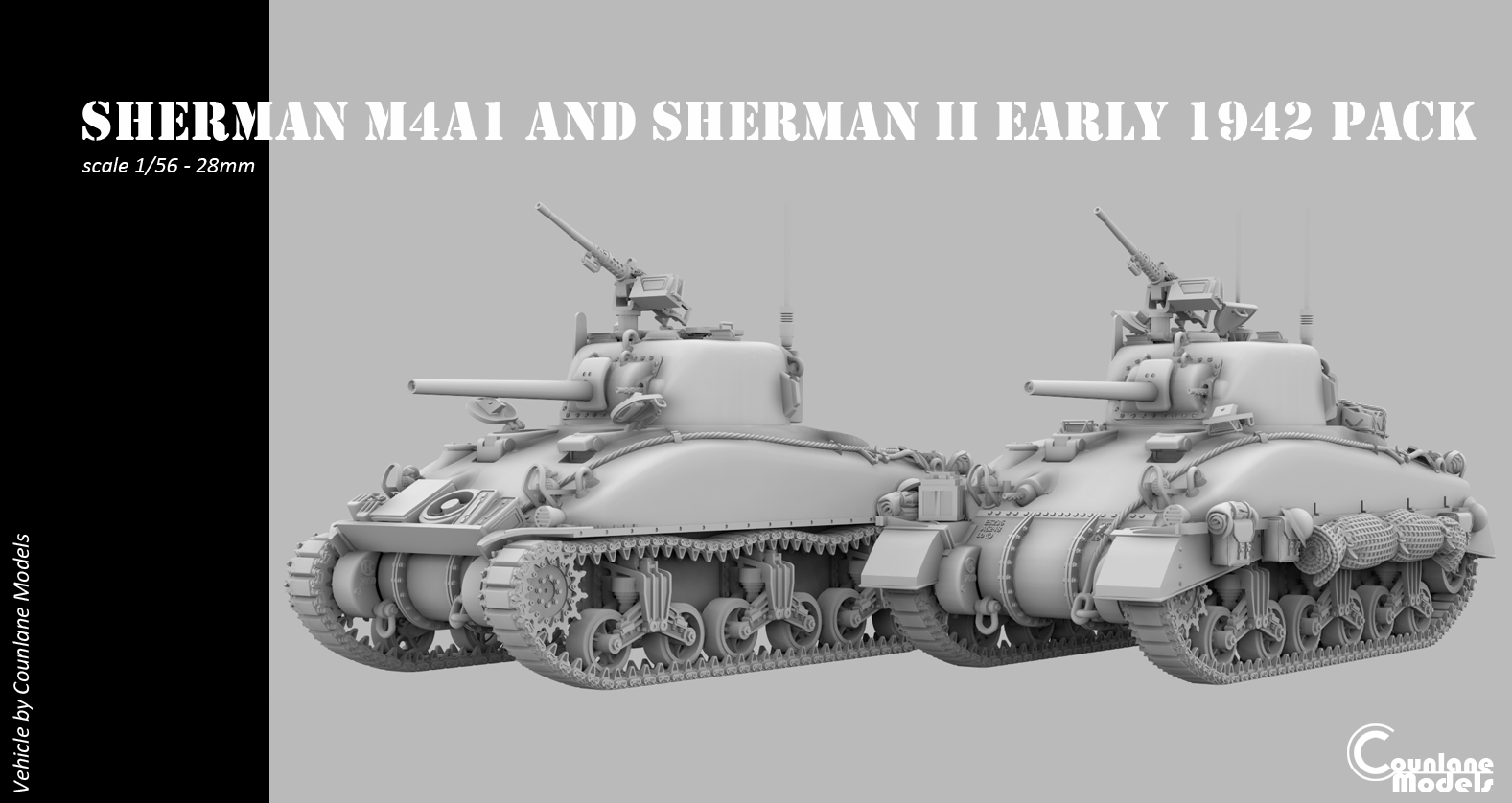 Sherman M4A1 and Sherman II early DV Hull Pack 1942